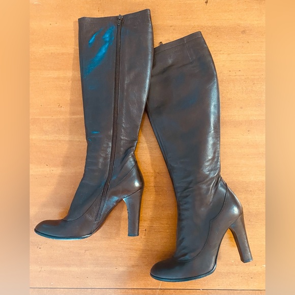 Rare Vintage Marc Jacobs Round Toe Boots SZ 7 - Picture 3 of 13